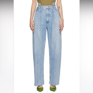 AGOLDE PIECED ANGLED JEANS